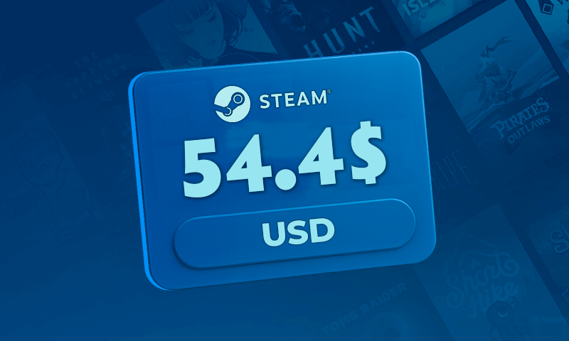 ~54.4$ (USD + ТУРЦИЯ)