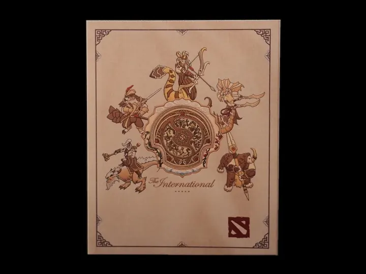 Художественный принт The International 2026 из комплекта
